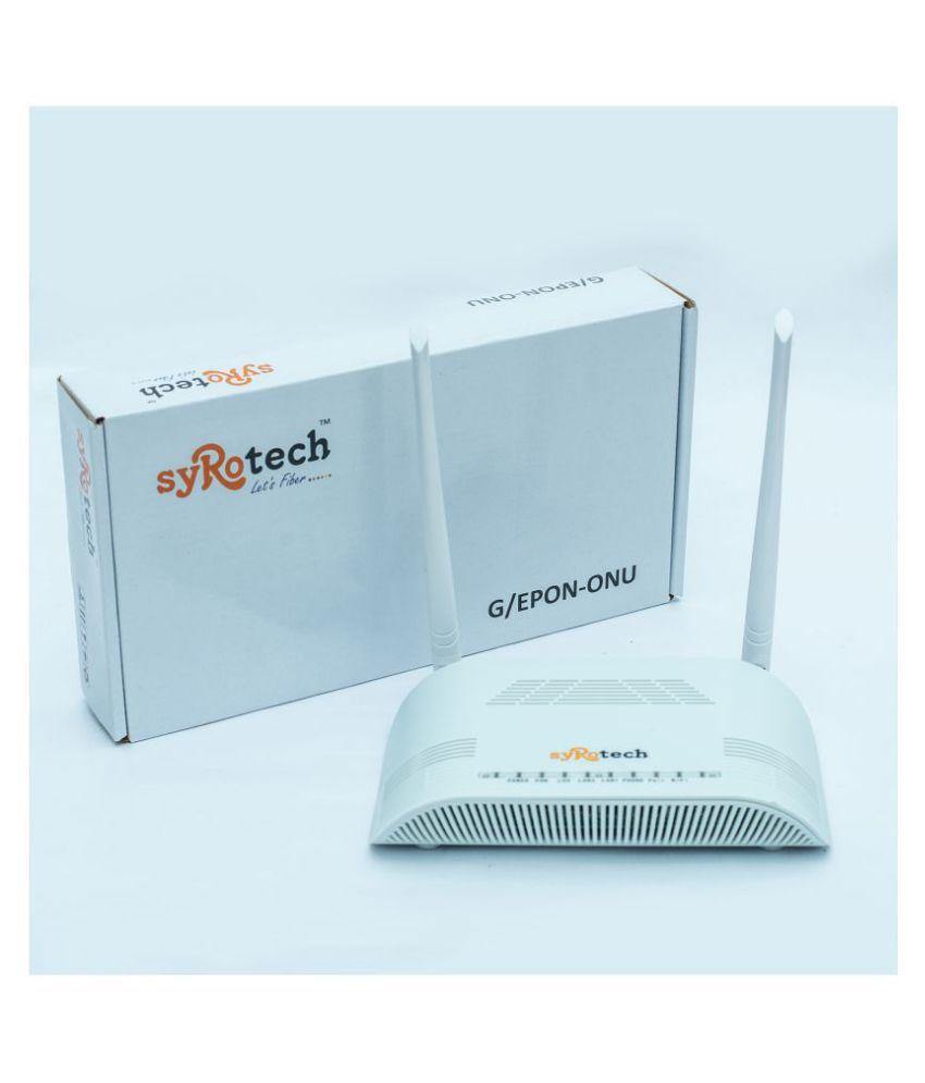 Syrotech SY-GPON-1110 WDONT GPON ONU Wireless Router Optical Network Unit (1GE+1FE+1POTS+WiFi)-Router & Networking-dealsplant