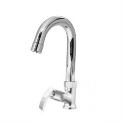 Parryware Activa Swan Neck Pillar Cock Single Lever-Taps & Dies-dealsplant