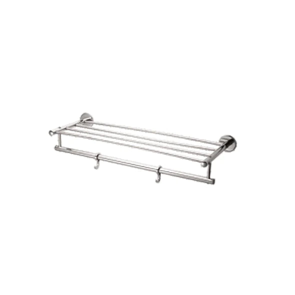 Parryware Standard T6008A1 Towel Rack (24”) (Stainless Steel) Alloy Steel LxWxH : 65 x 23 x 11 Centimeters-towel rack-dealsplant