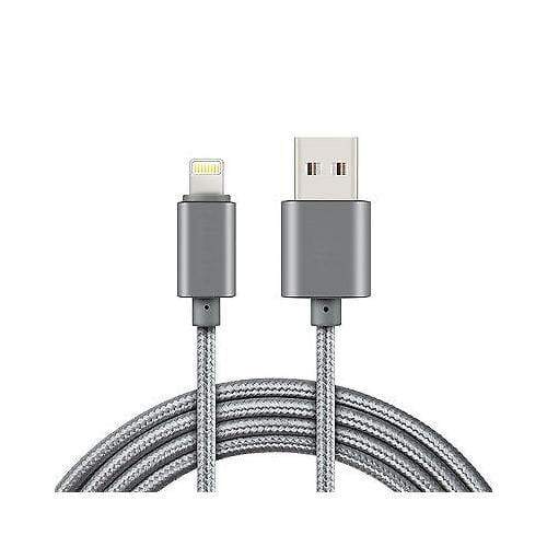 Transton Unbreakable Metal Braided Lightning Cable for Apple iPhone iPad 1m-Datacable-dealsplant