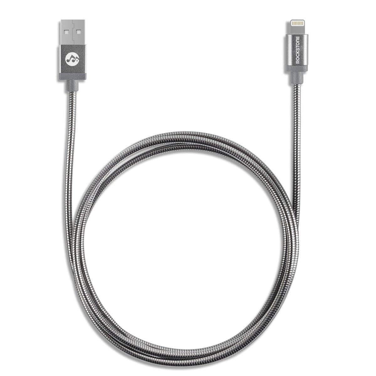 Transton Unbreakable Metal Braided Lightning Cable for Apple iPhone iPad 1m-Datacable-dealsplant