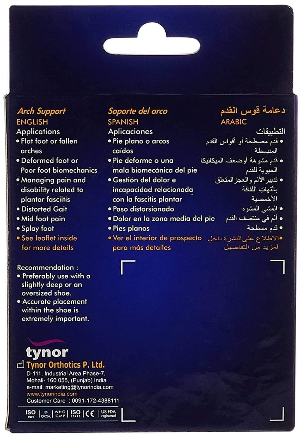 Tynor Arch Support Semi Pro pair K-15-Health & Personal Care-dealsplant