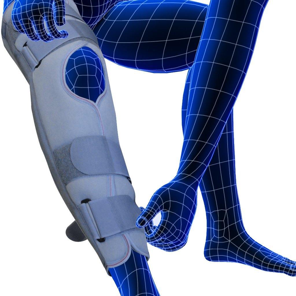 Tynor Knee Immobilizer D-11 | 19"/48cm Post-Op & Fracture Knee Support (S–XXL)-Orthopedic Supports-dealsplant