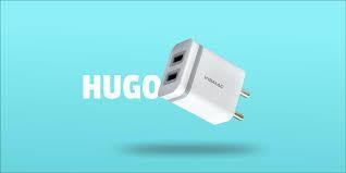Vismac HUGO CG02 3.1A Dual USB wall chargers with USB C-type cable-Power Adapters-dealsplant