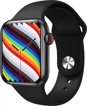 Heatz zoro smart watch, calling and music, Built-in mic & speaker full touch screen Smartwatch (Black Strap, 1.3" inch)-Smart Watch-dealsplant