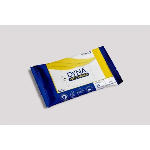 Dyna Wet Wipes Large Size Towel (32cmx32cm) - Pack of 10's-HEALTH &PERSONAL CARE-dealsplant