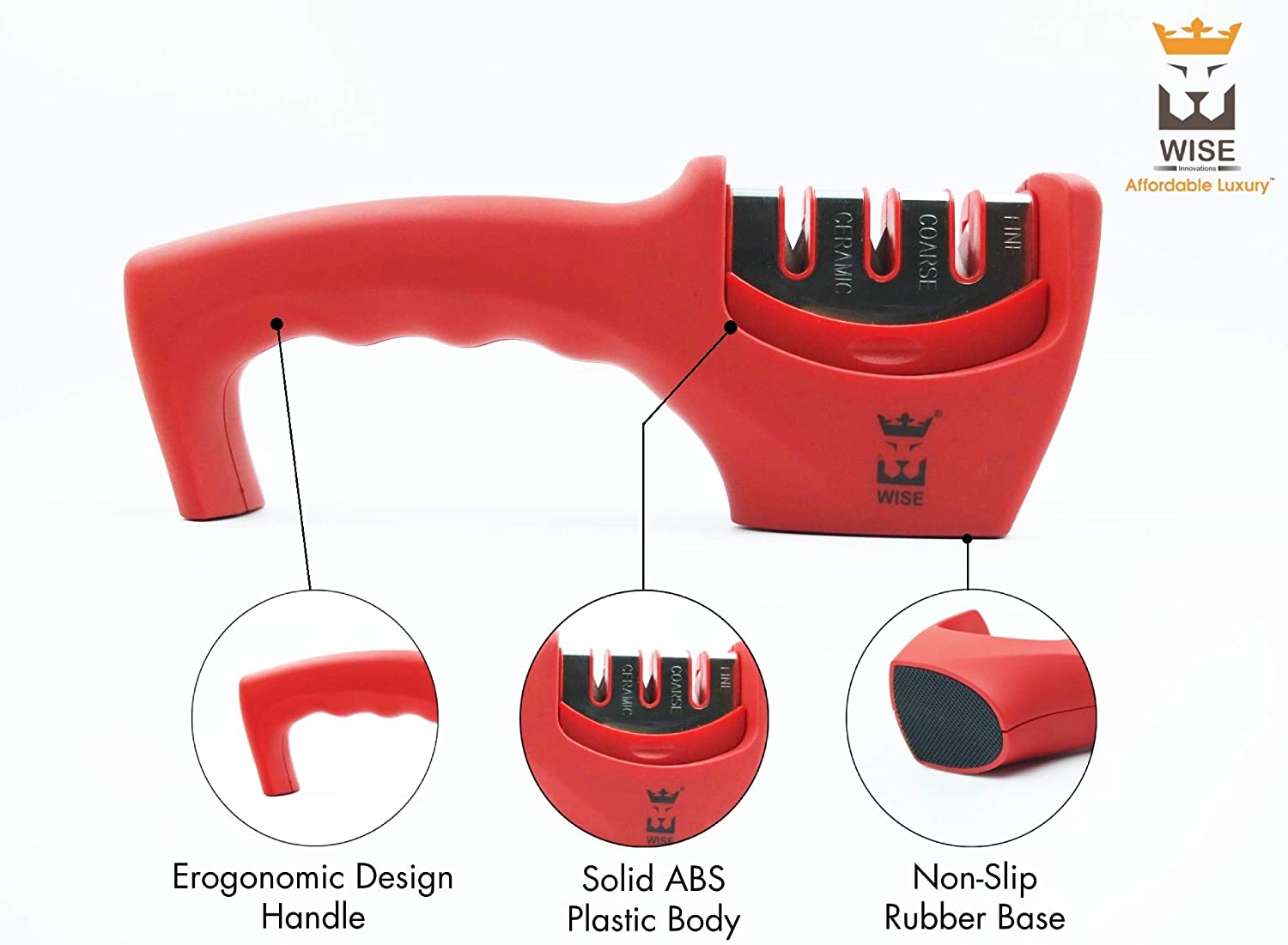 Wise Akrivia Knife Sharpener-Home & Kitchen Accessories-dealsplant