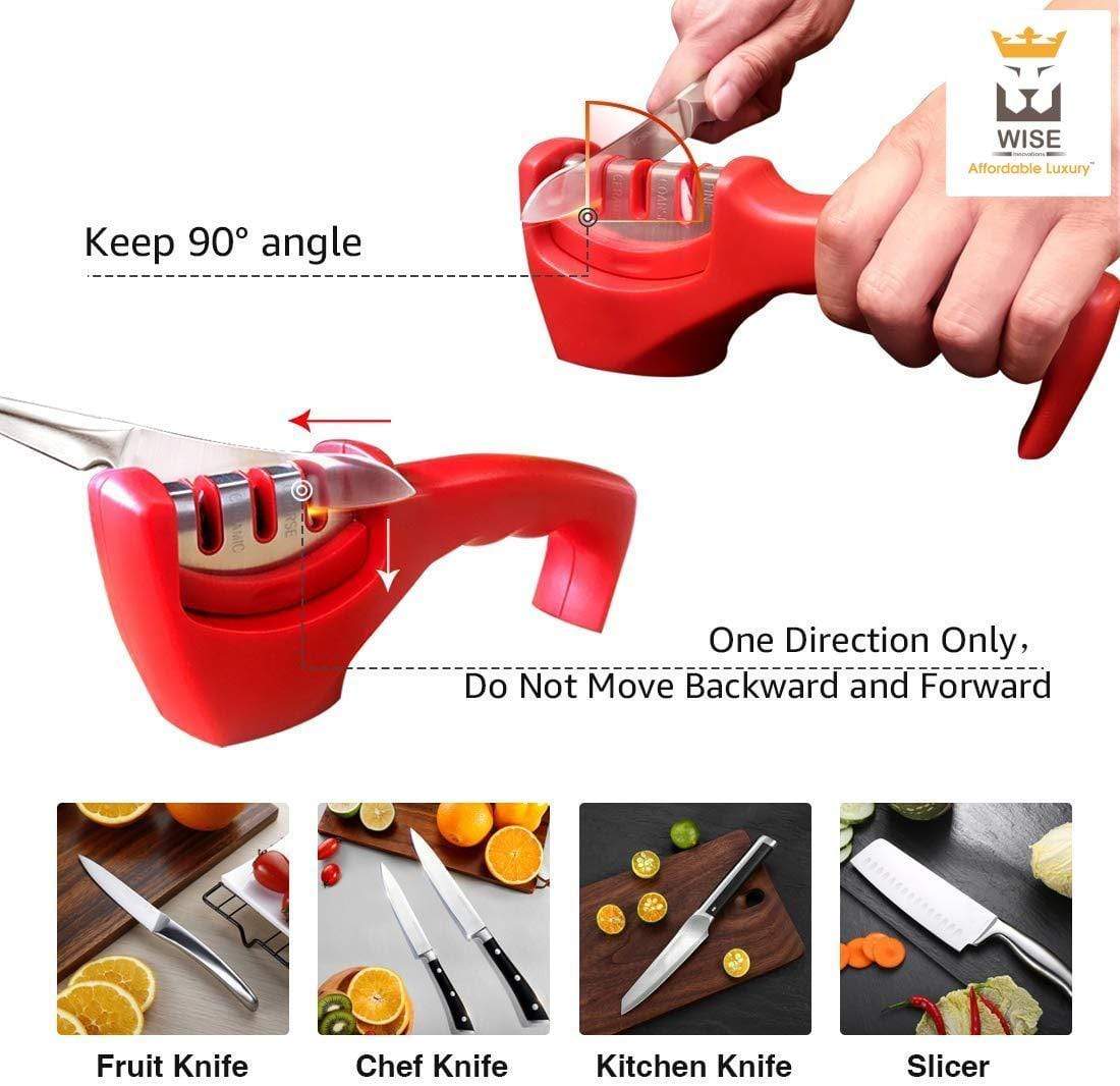 Wise Akrivia Knife Sharpener-Home & Kitchen Accessories-dealsplant