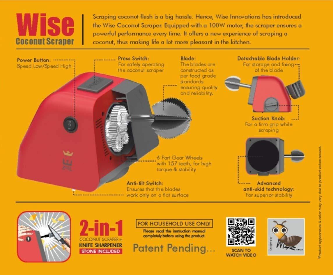 WISE ELECTRIC COCONUT SCRAPER-Home & Kitchen Accessories-dealsplant