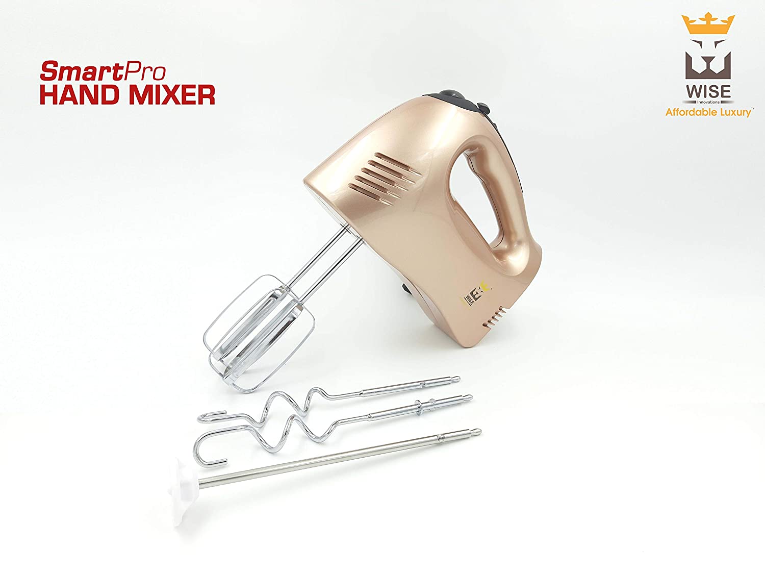 Wise Smart Pro Hand Mixer - Metallic-Home & Kitchen Accessories-dealsplant
