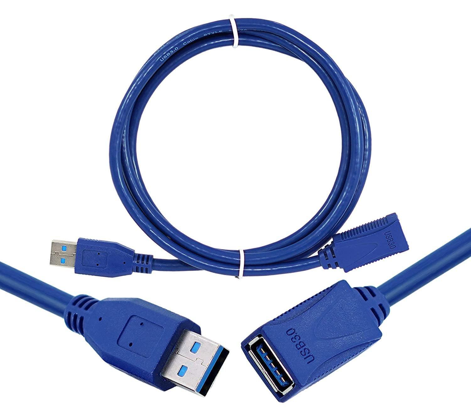 Dealsplant USB 3.0 Male to Female Extension Cable 130cm Super Speed 5GBps for Laptop/PC/Printers-USB Charging Transfer cable-dealsplant