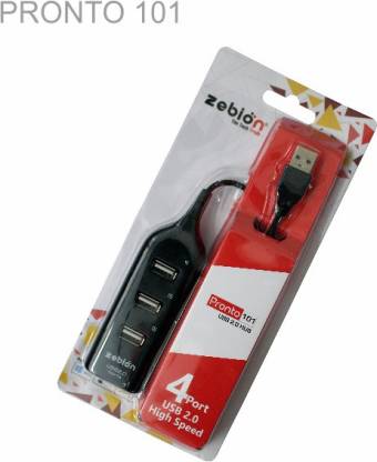 Zebion ZB-101 4 port USB Hub-USB Gadgets-dealsplant