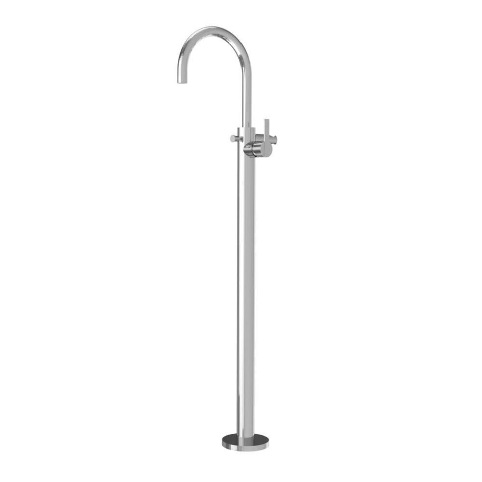 Jaquar Fonte Exposed Parts of Floor Mounted Single Lever Bath Mixer FON-CHR-40121K-Single Lever Exposed Parts Kit-dealsplant