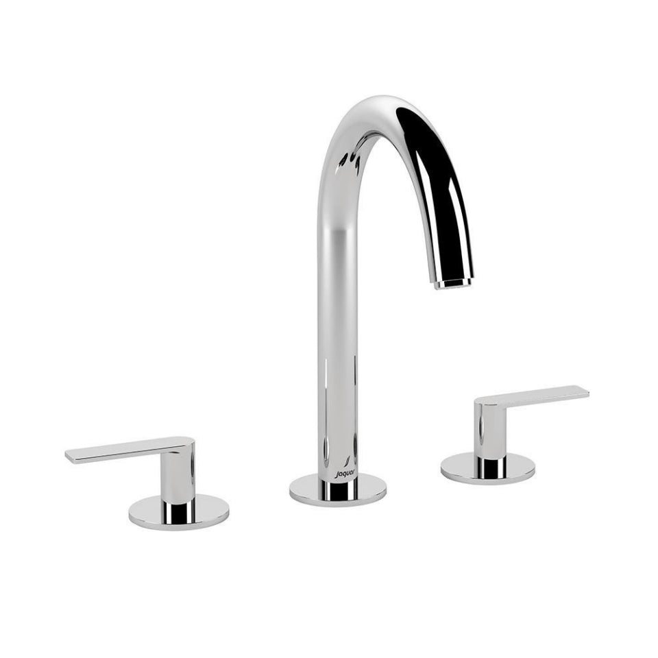 Jaquar Laguna 3-Hole Basin Mixer with Pipe Spout - Chrome LAG-CHR-91189PSL-Bib Cock-dealsplant