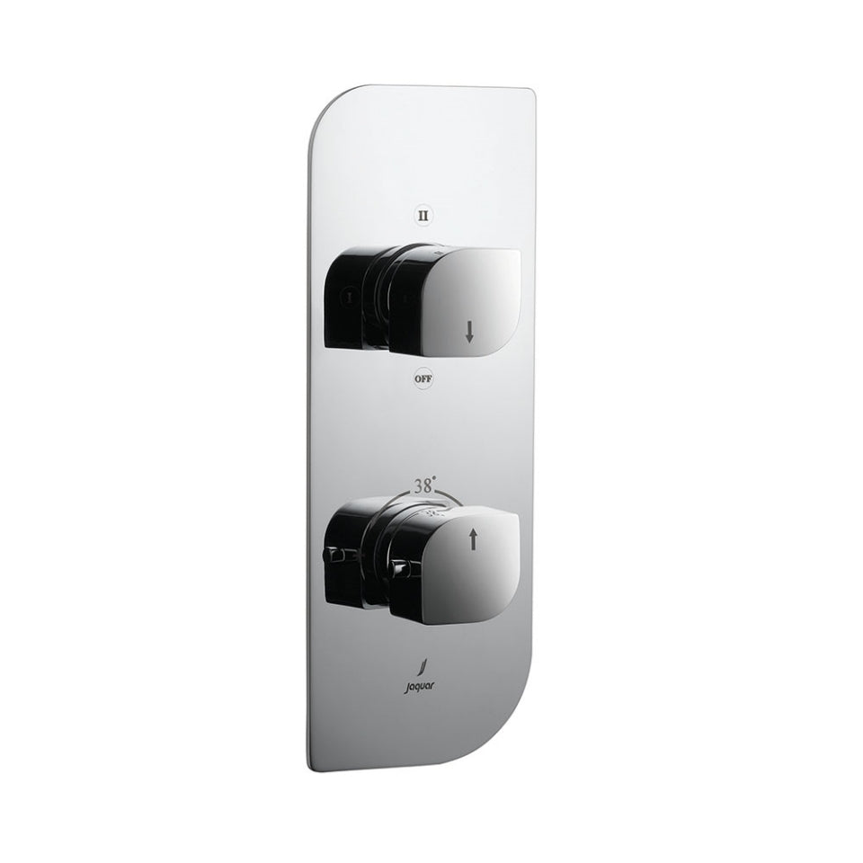Jaguar Alive Aquamax Exposed Part Kit of Thermostatic Shower Mixer - Chrome ALI-CHR-85683NK-Home & Living-dealsplant