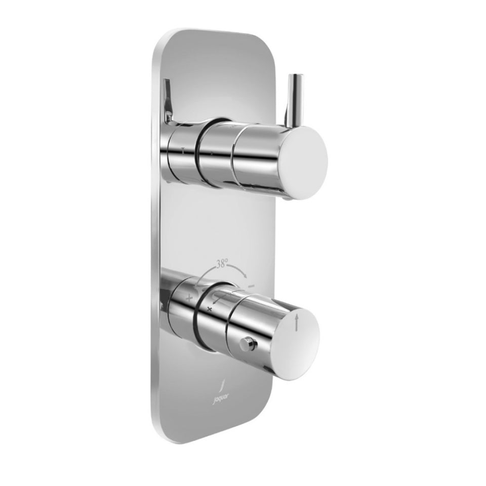Jaquar Florentine Prime Aquamax Exposed Part Kit of Thermostatic Shower Mixer - Chrome FLP-CHR-5661NKPM-valve-dealsplant