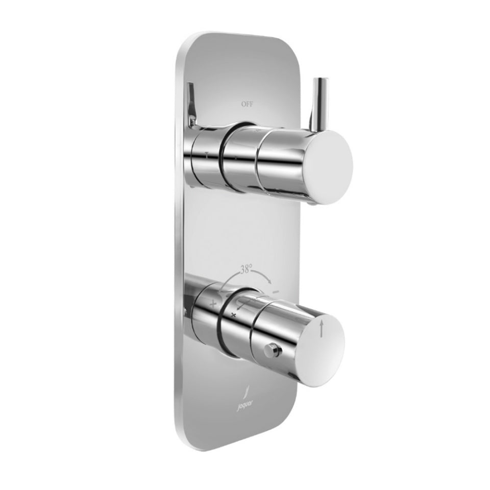 Jaquar Florentine Prime Aquamax Exposed Part Kit of Thermostatic Shower Mixer - Chrome FLP-CHR-5681NKPM-valve-dealsplant
