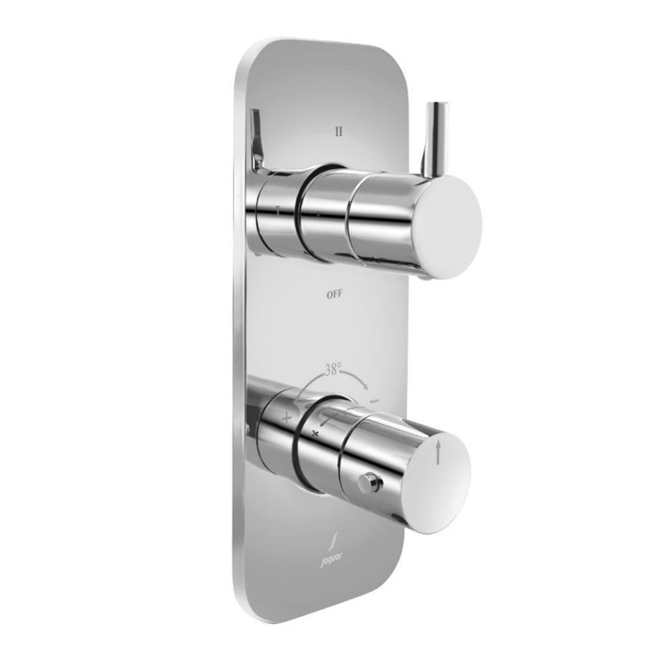 Jaquar Florentine Prime Aquamax Exposed Part Kit of Thermostatic Shower Mixer - Chrome FLP-CHR-5683NKPM-valve-dealsplant