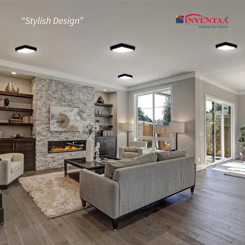 INVENTAA Tansy LED Surface Wall Light – 15W, Cool/Warm/Neutral-Indoor Lighting-dealsplant