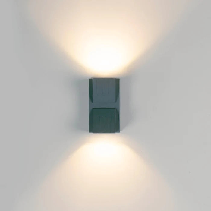 INVENTAA Reina LED Up Down Outdoor Wall Light – 1-Way & 2-Way, Cool & Warm White-Outdoor Lighting-dealsplant
