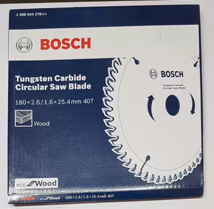 Bosch 2608644278 Eco Series 180x2.6/1.6x25.4mm 40Teeth Circular Saw Blade-Circular Saw Blade-dealsplant