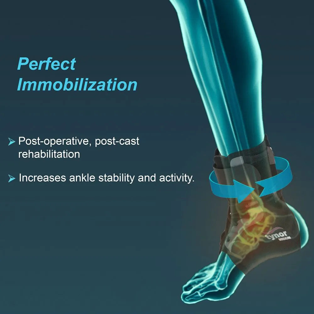 Tynor Ankle Brace, Black, Child 1- Unit D-02 CH-Health & Personal Care-dealsplant