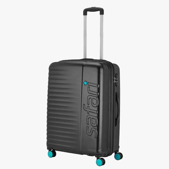 Safari Ignite Black Trolley Bag with TSA Lock & Dual Wheels-dealsplant
