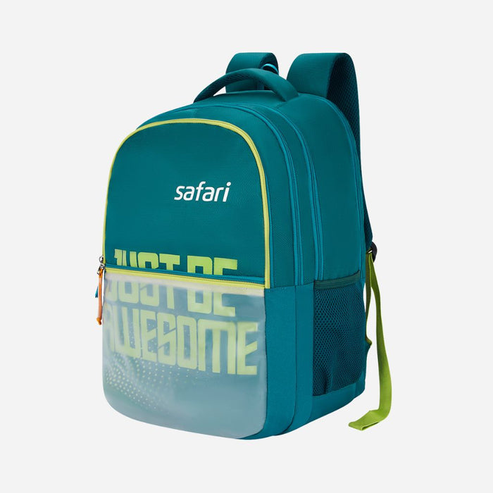 Safari Mega 11 43L Teal School Backpack with with Easy Access Pockets-dealsplant