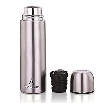 Atlasware Stainless Steel Hot and Cold Vacuum Water Bottle | Non-Toxic, BPA-Free, and Eco-Friendly | Leakproof Bottle | 500 ml-water bottle-dealsplant