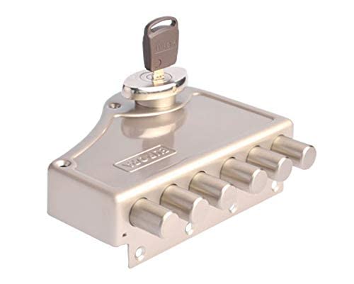 Europa High Security Main Door Lock. HEXABOLT with 6 Dead Bolts 3 Tons Load.-Door lock-dealsplant