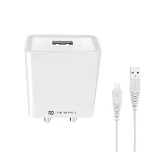 Portronics Adapto 31 M 2.4A Single USB Port with 12W Charger-CHARGER ADAPTER-dealsplant