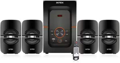 Intex Bang Plus 78 Watt 4.1 Channel Wireless Bluetooth Multimedia Speaker (Black)-Multi-Media Speaker-dealsplant