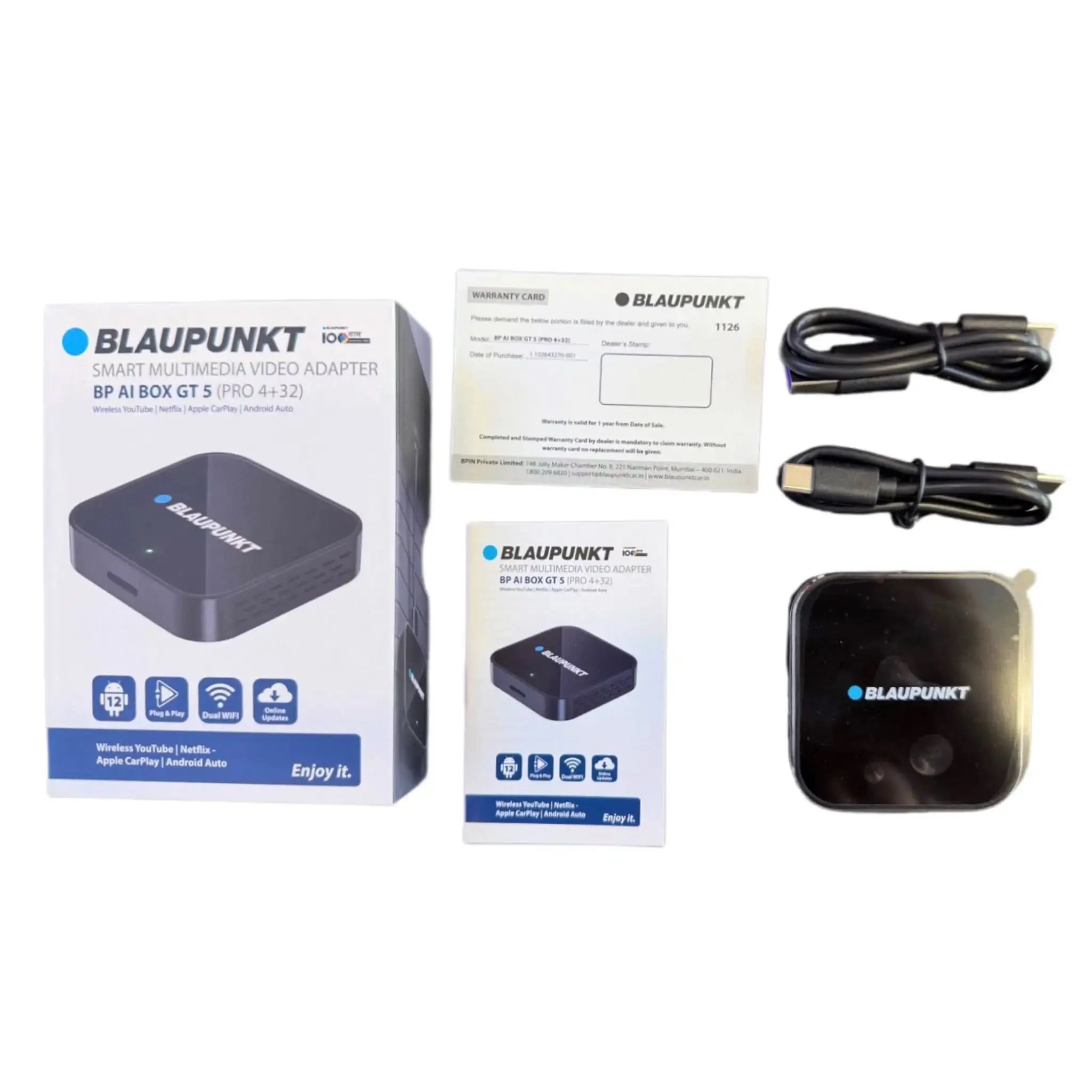 BLAUPUNKT AI BOX GT5 PRO ANDROID MULTIMEDIA ADAPTER FOR CONVERTING OEM STEREO TO ANDROID-video adapter-dealsplant