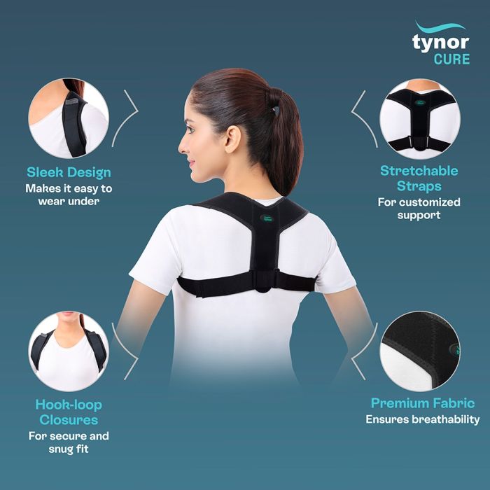 Tynor Posture corrector Sleek A-38-Health & Personal Care-dealsplant