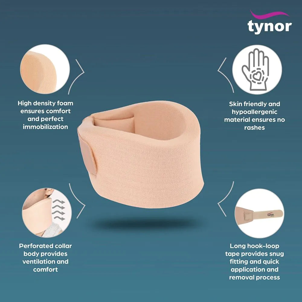 Tynor Cervical Collar With Firm Density Child (B-01) CH-Health & Personal Care-dealsplant