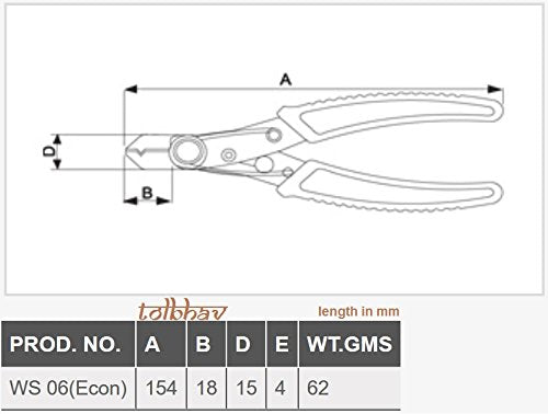 Taparia WS 06 6 in. Wire Stripper-Pliers & Pincer-dealsplant