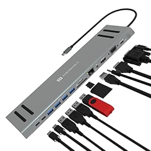 Portronics Mport 13C 13 in 1 Type C USB Hub Docking Station-USB HUB-dealsplant