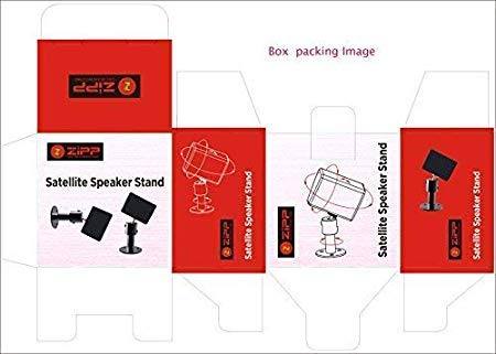 ZIPP Satellite Wall/Ceiling Mounting Stand Kit Brackets for Speakers-satelite stand-dealsplant
