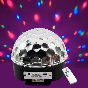 Dealsplant Led Mp3 Crystal Magic Ball Stage Effect Light DJ Club Disco Party Lighting-dealsplant