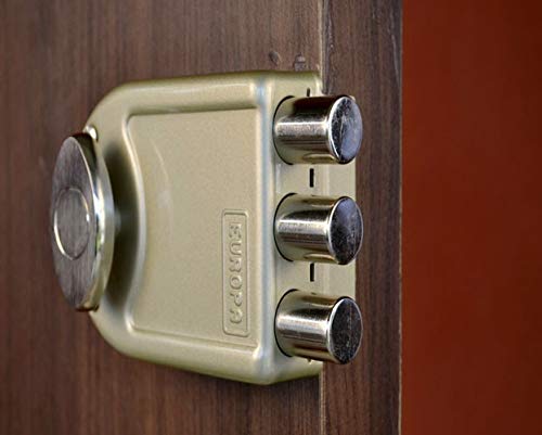 Europa 8113 Main Door Lock with Three Bolts; Common Reversible Latch Bolt for Inside/Outside Opening Doors-Door lock-dealsplant