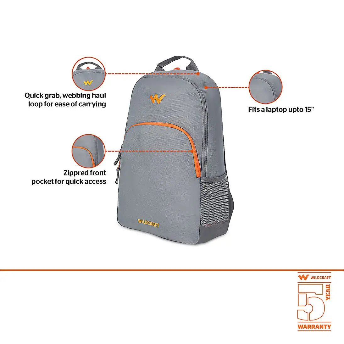 Wildcraft Compact Laptop Backpack