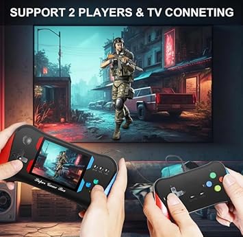 X7M Kids' 500-in-1 Retro Sup Portable Game Box with a 3.5-inch Large Screen and TV Support, a Portable Retro Gaming Console, and a Variety of Games Like Mario and Contra-VIDEOGAME-dealsplant