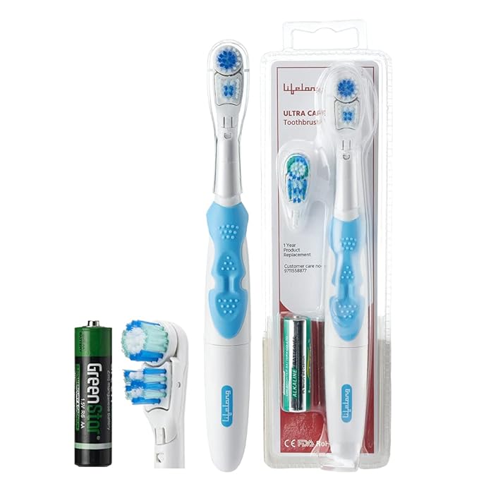 Lifelong LLDC45 Ultra Care Battery Operated Toothbrush-dealsplant