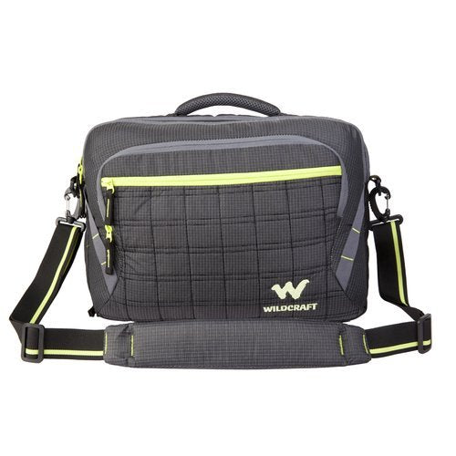 Wildcraft Polyester Black Messenger Bag (Portfolio Pro)-softy bags-dealsplant