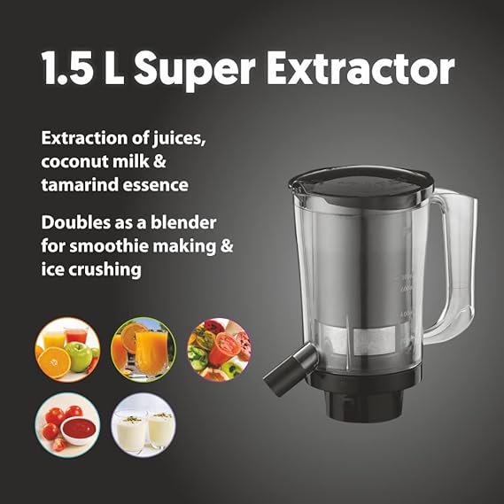 Preethi Taurus Plus 4 Jars Mixer Grinder 1000W-Mixer Grinder-dealsplant