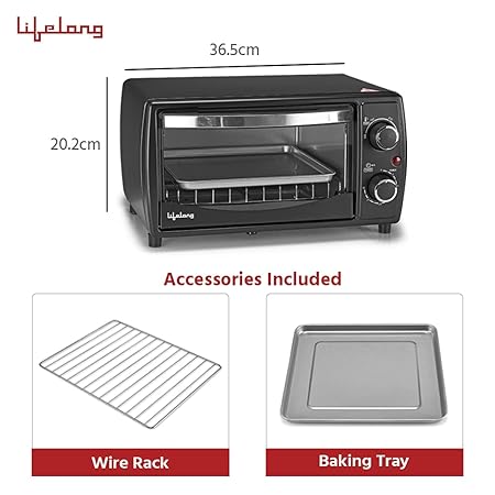 Lifelong LLOT10 10L Oven Toaster Grill-oven-dealsplant