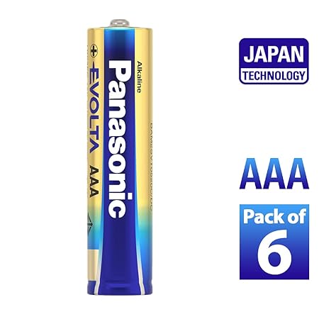 Panasonic Evolta Premium Alkaline Batteries Anti-Leak Seal - 10-Year Protection - 6-Pack-Batteries-dealsplant