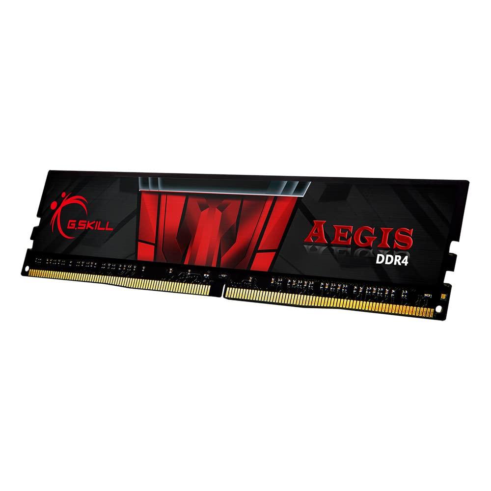 G.Skill AEGIS 16 GB (1 * 16GB) DDR4 3200 MHz CL16-18-18-38 1.35V Desktop Memory RAM - F4-3200C16S-16GIS-Computer Desktop RAM-dealsplant