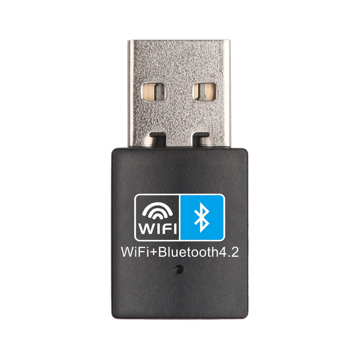 HAMMOK USB WiFi Bluetooth V4.2 Adapter, 150Mbps 2.4GHz USB 2.0 Wireless Network External Receiver, Mini WiFi Dongle for PC/Laptop/Desktop/Computer-WIFI DONGLE-dealsplant