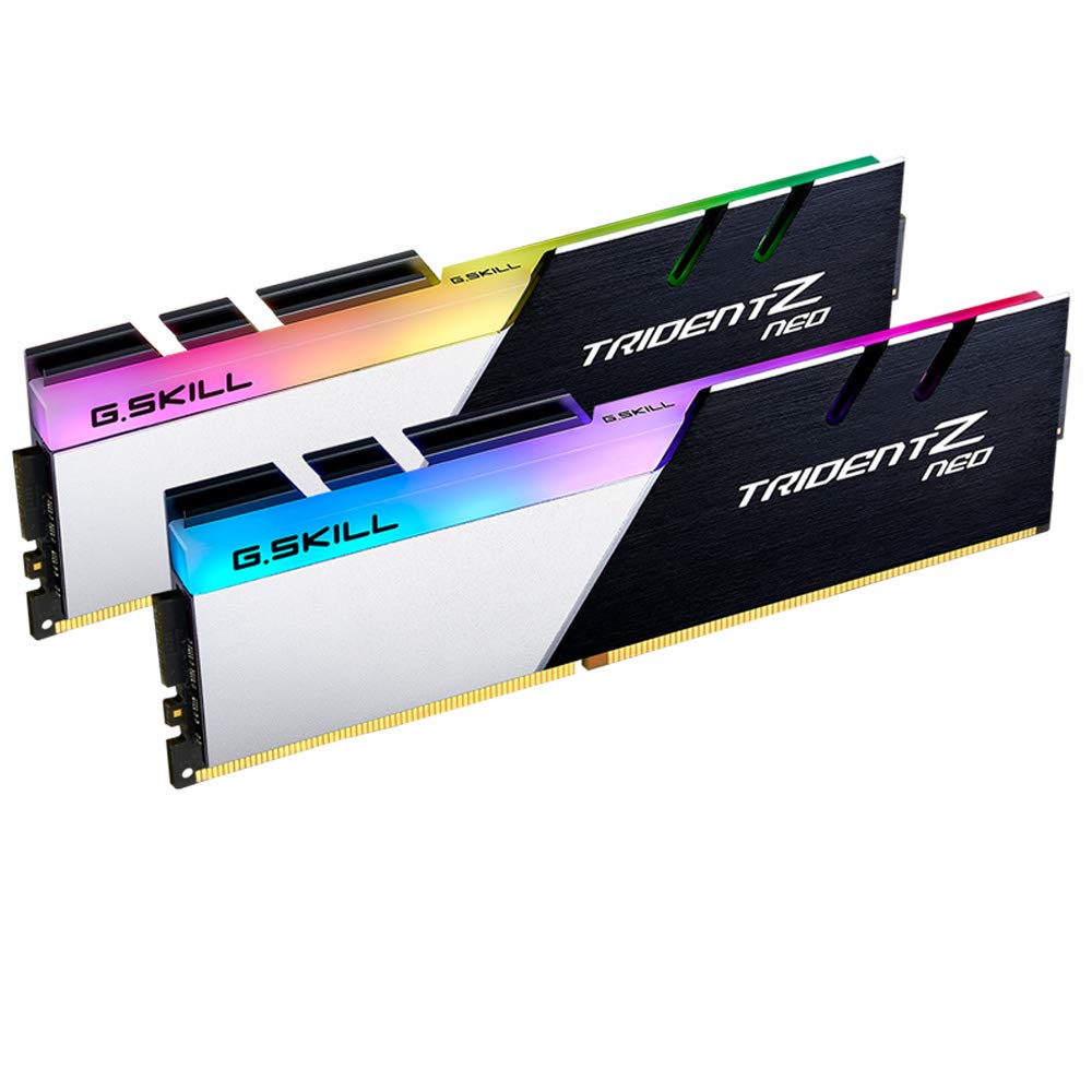 G.Skill Trident Z Neo 16GB (8GBx2) DDR4 3600MHz RGB Desktop Memory RAM - F4-3600C18D-16GTZN, Black-Computer Desktop RAM-dealsplant